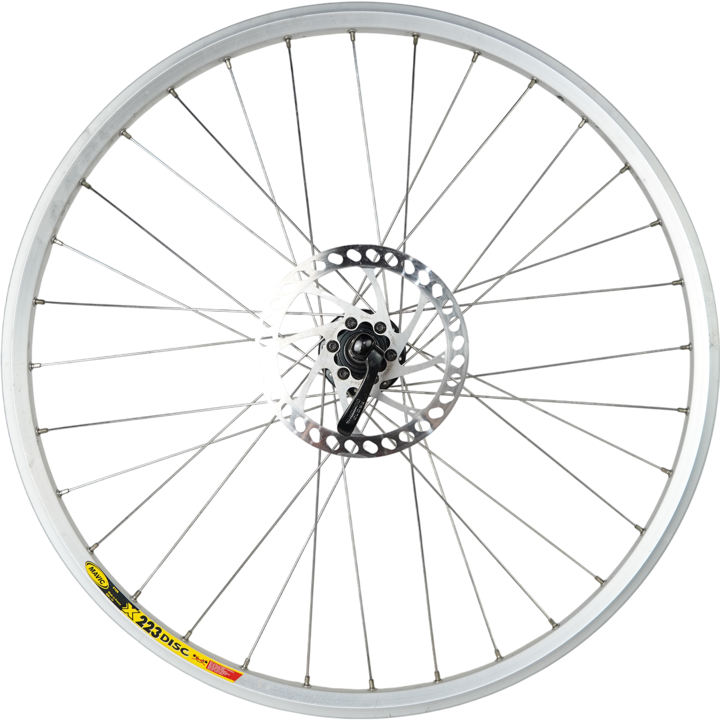 Mavic X223 Disc 26in Disc Brake Clincher MTB Wheelset W/Real Design Hubs