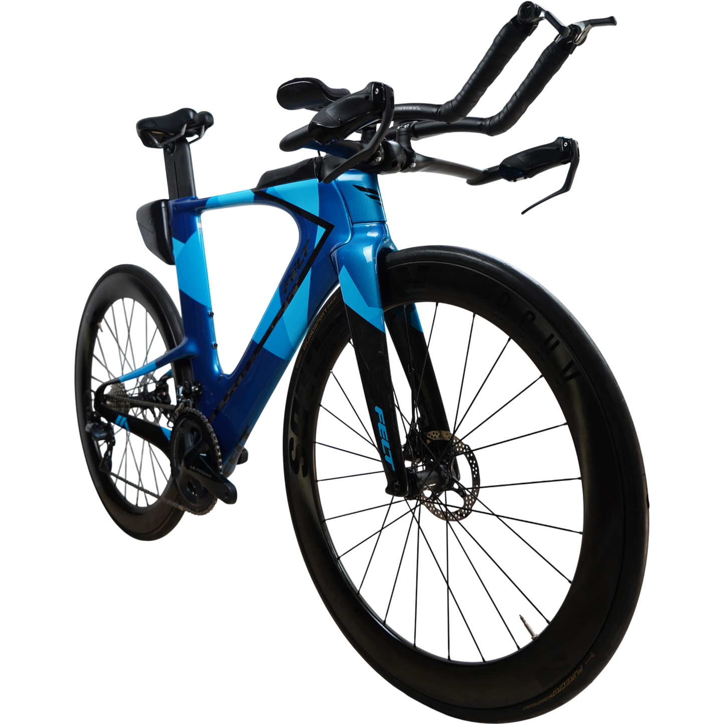 2022 Felt IA Advanced Carbon Shimano Ultegra Disc Brake TT/Tri Bike - 54cm
