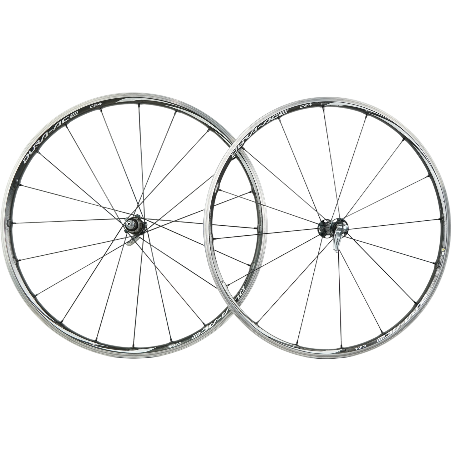 Shimano Dura-Ace C24 WH-9000 700c Rim Brake Carbon Clincher Road Bike Wheelset