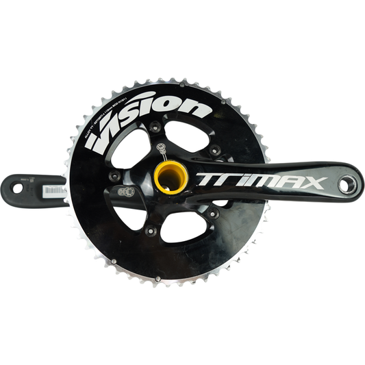 Vision Trimax Compact TT BB30 172.5mm Road Crankset W/ 52/38t Chainrings