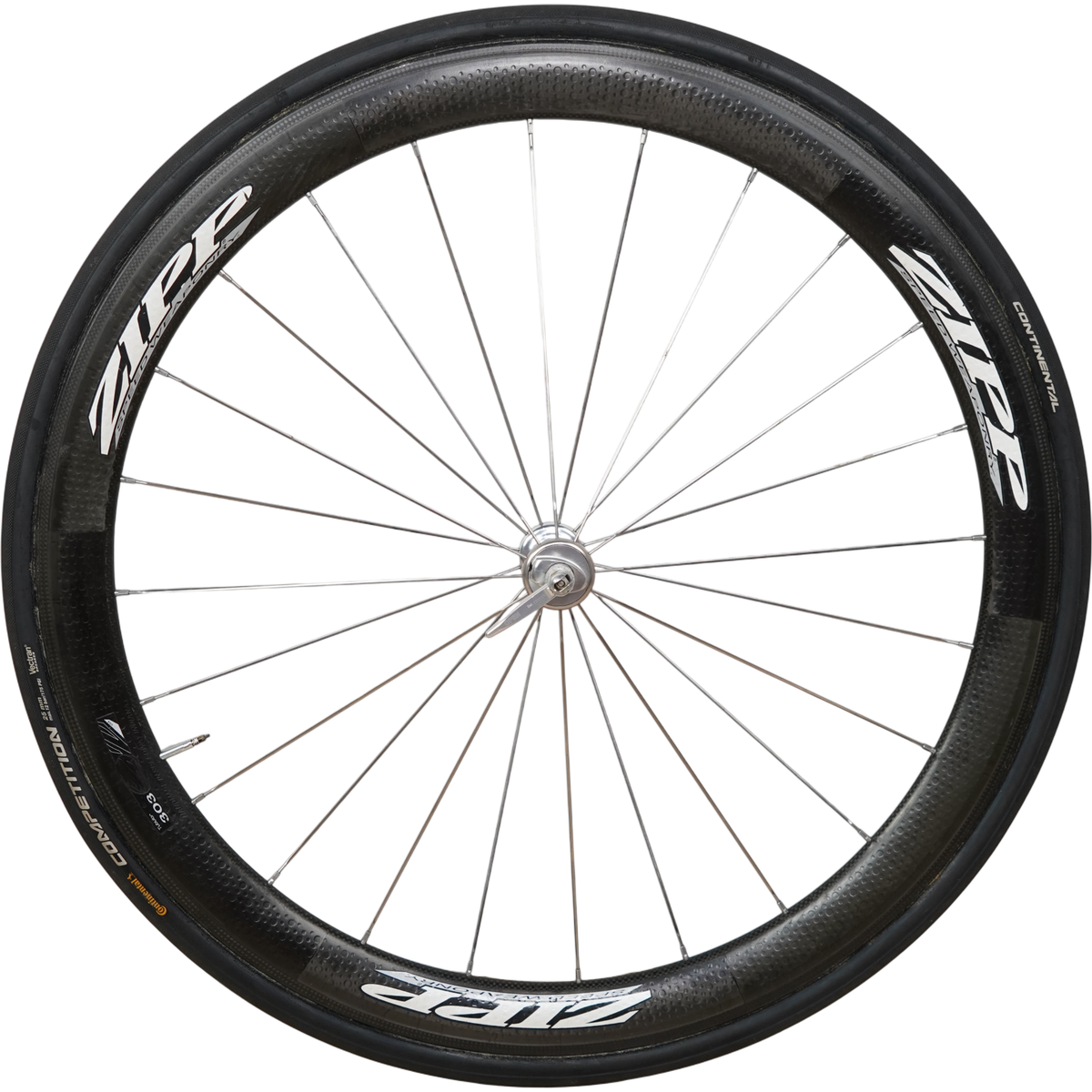 Zipp 303 700c Rim Brake Carbon Tubular Road Bike Wheelset W/ Tires