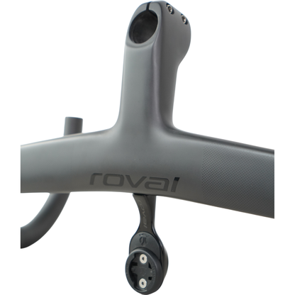 Roval Rapide Cockpit Carbon 42x110mm Road Drop Bar/Stem W/ Computer Mount