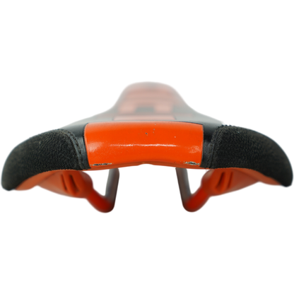 SDG Deity Black/Orange Mountain Bike Saddle - 135mm Wide