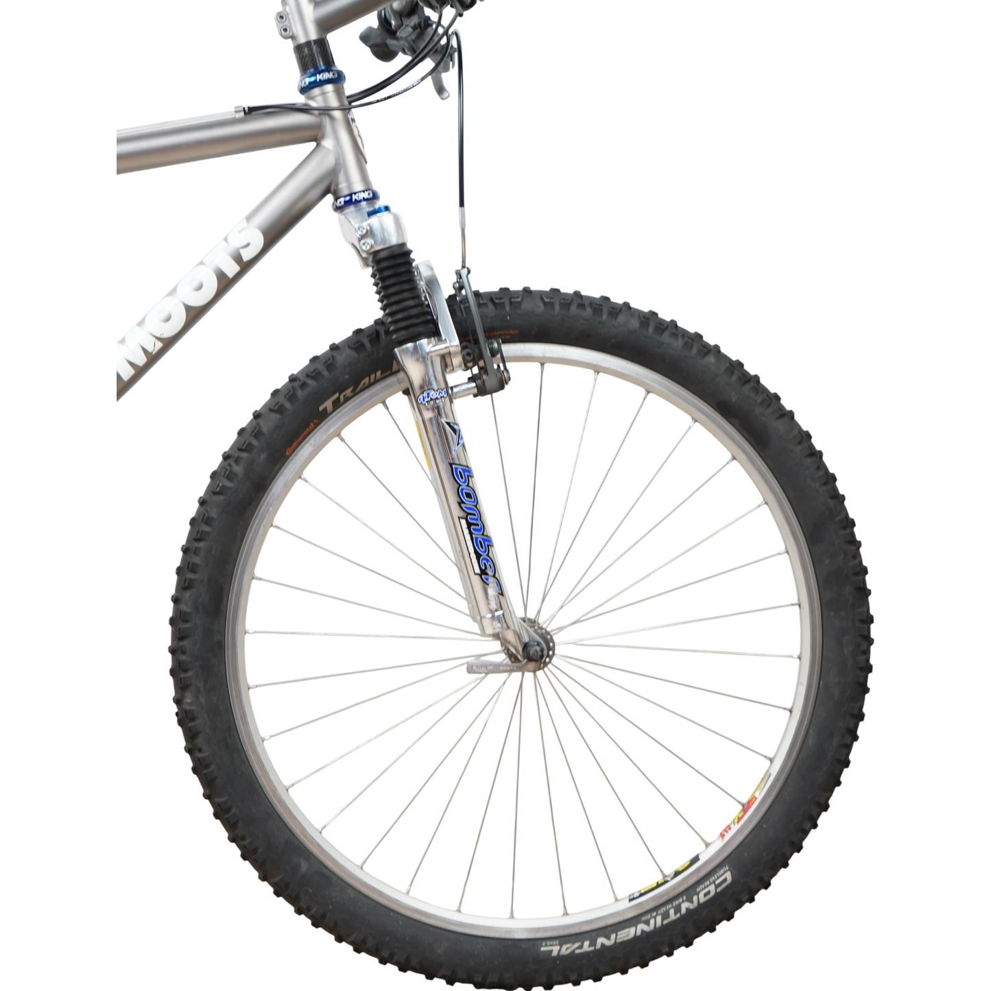 Vintage Moots YBBeat Titanium XTR 26" Soft Tail Mountain Bike - Medium