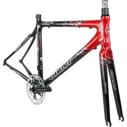 Giant TCR C2 700c Carbon Rim Brake Road Frame W/ Raceface Cadence Crankset - 52