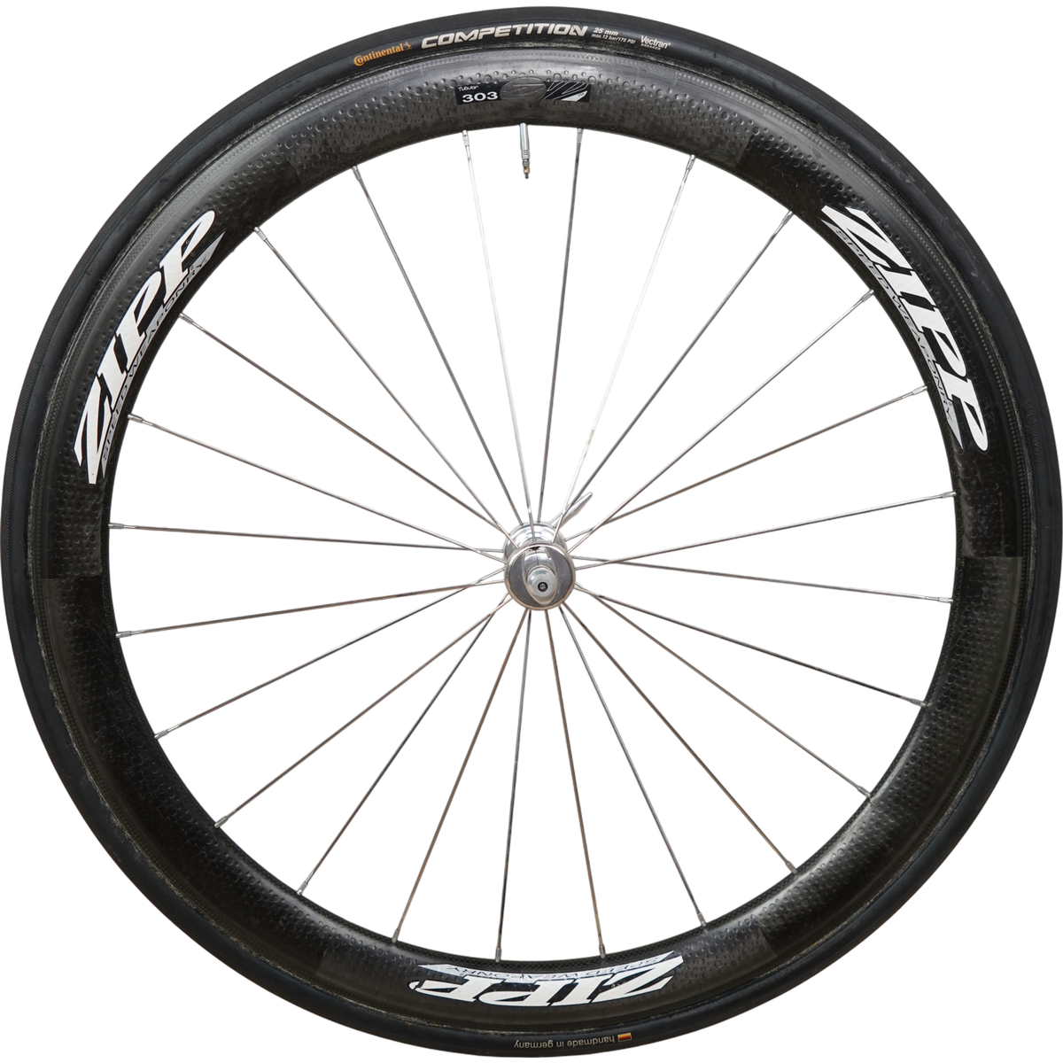 Zipp 303 700c Rim Brake Carbon Tubular Road Bike Wheelset W/ Tires