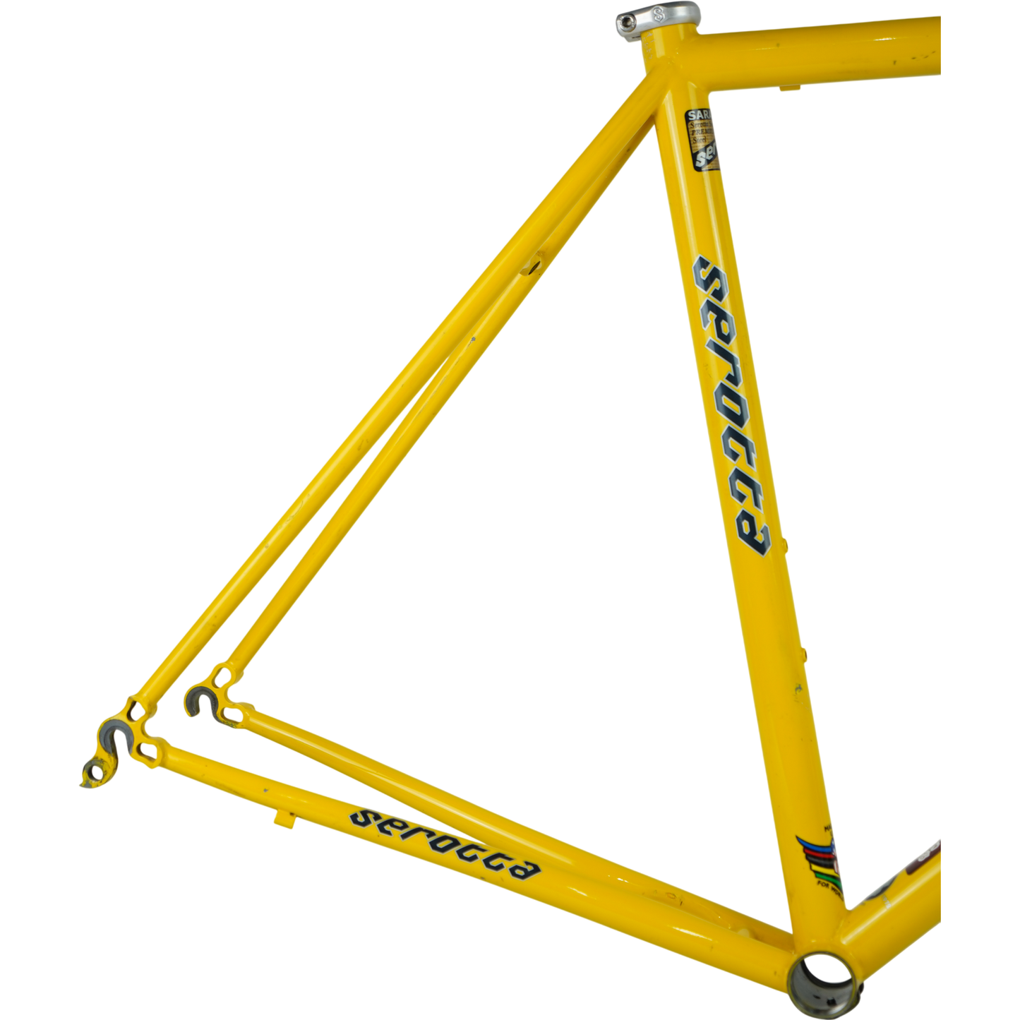58cm Serotta Fierté 700c Rim Brake Steel Road Bike Frameset W/ Carbon Fork