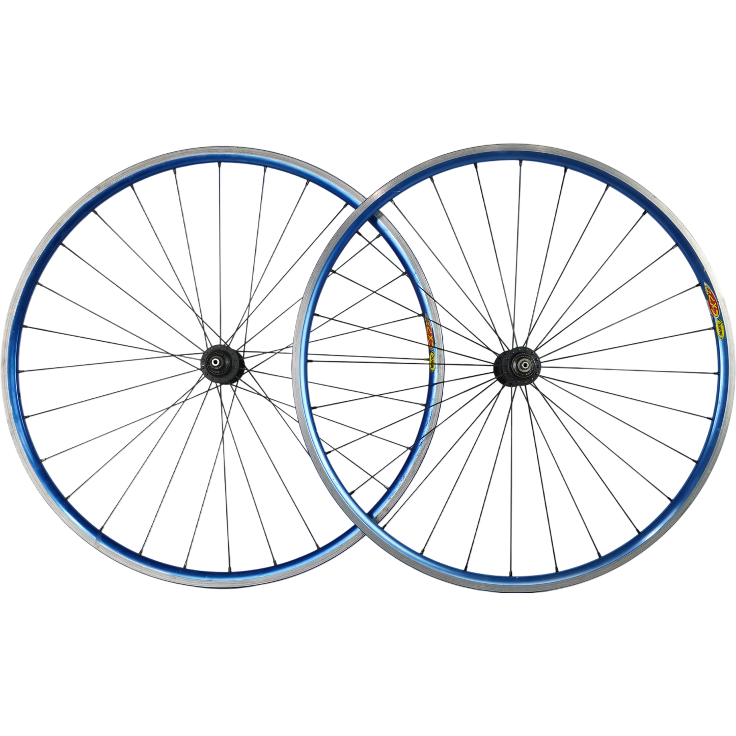 Mavic CXP23 700c Rim Brake Aluminum Clincher Blue Road Bike Wheelset