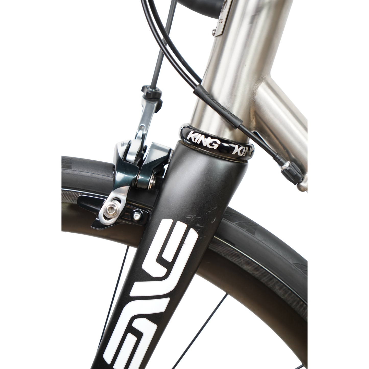 Seven Axiom S Custom Titanium Road Bike W/ Couplers - Full Enve Build - 56cm