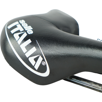 Selle Italia Turbomatic Team Edition Gel Flow Carbon Rail Saddle - 150mm Wide