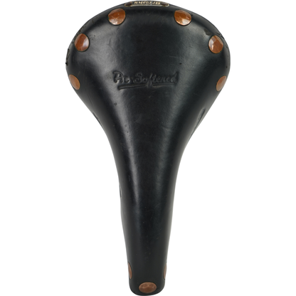Vintage Brooks Professional "Pre Softened" Black Leather Road Bike Saddle