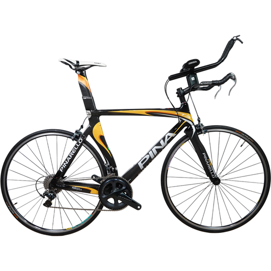 2012 Pinarello FT3 Ultegra/Dura-Ace TT/Triathlon Carbon Rim Brake Bike - 56cm