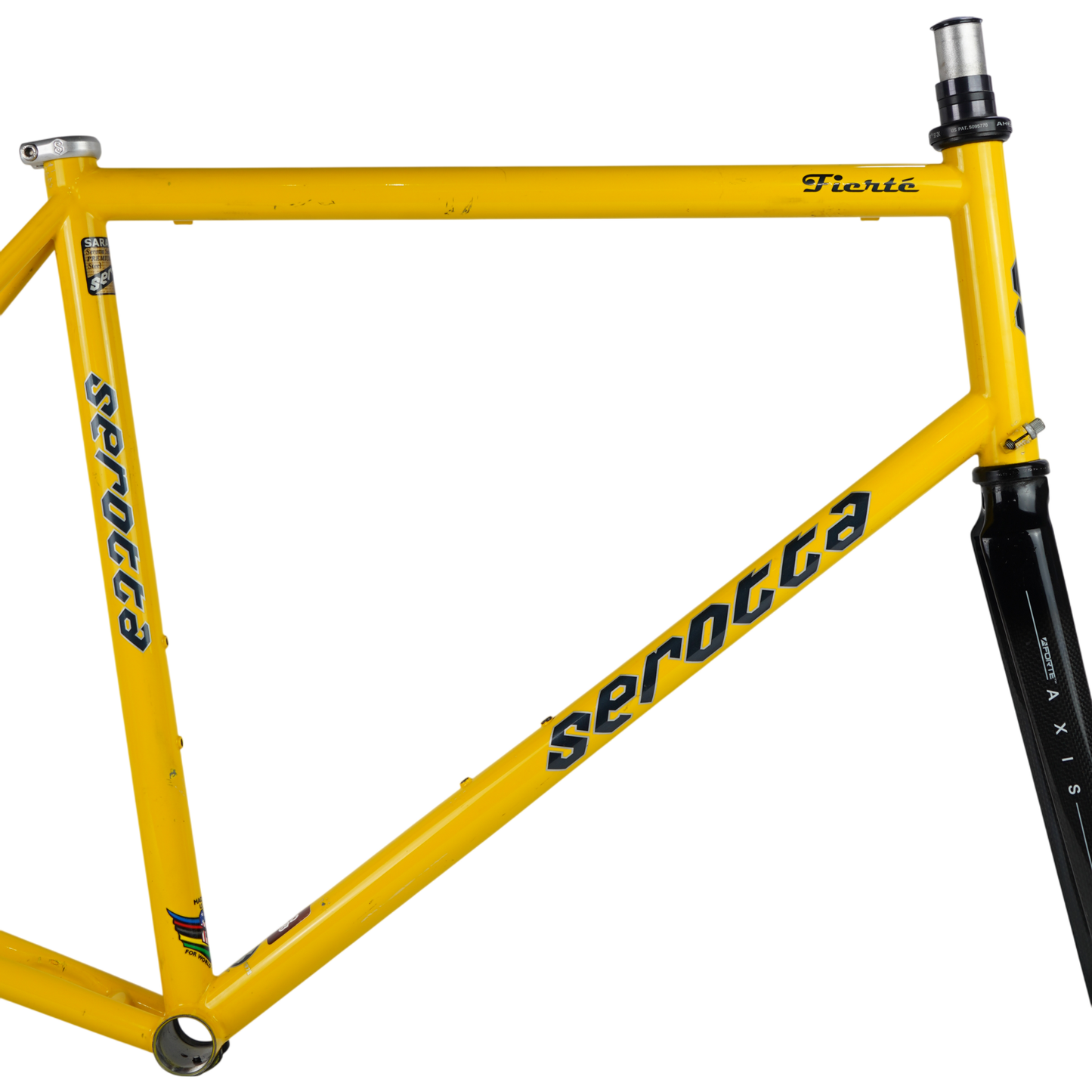 58cm Serotta Fierté 700c Rim Brake Steel Road Bike Frameset W/ Carbon Fork