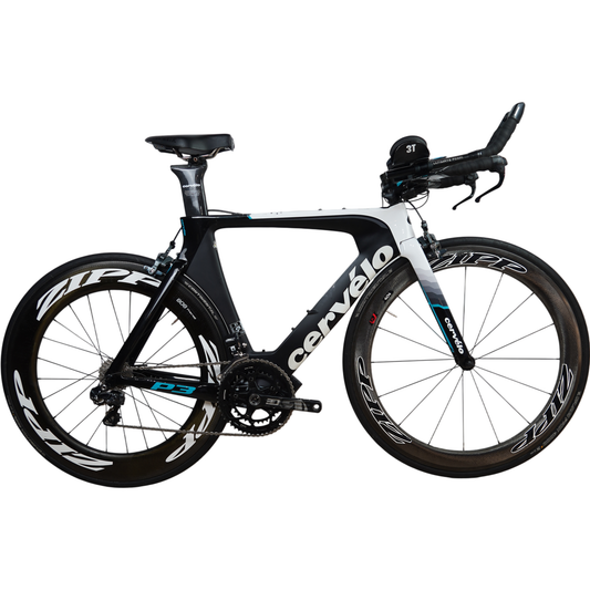 2016 Cervélo P3 Carbon Rim Brake TT/Tri Bike W/ Zipp Wheels - 51cm