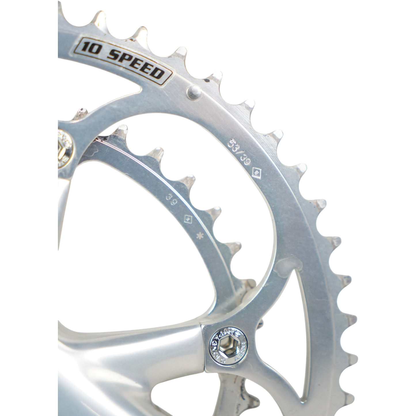 Campagnolo Chorus 172.5mm 10 Speed Road Bike Crankset W/ 53/39t Chainrings