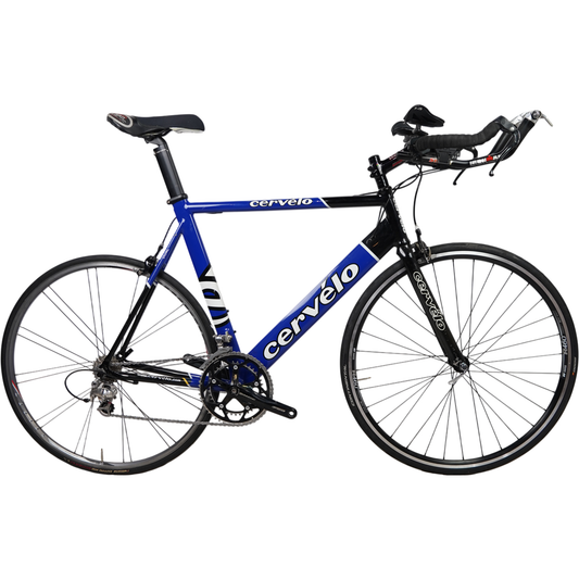 Cervelo Dual 700c Rim Brake TT/Triathlon Bike W/ Shimano Ultegra - 58cm