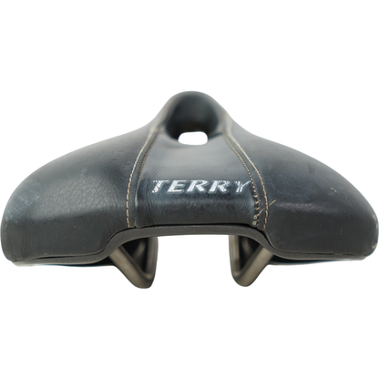 Vintage Terry Liberator Lite Universal Bike Saddle W/ Steel Rails