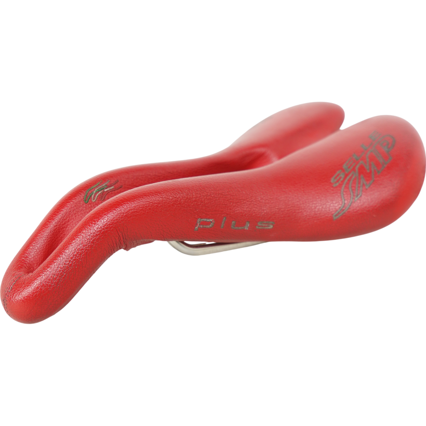 Selle SMP Plus Red Road Bike Saddle - Made In Italy - 156mm Wide