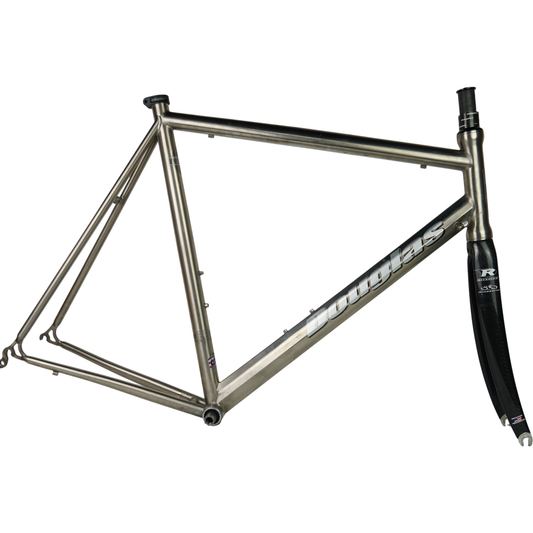 58cm Douglas Titanium 700c Rim Brake Road Frameset W/ Reynolds Carbon Fork