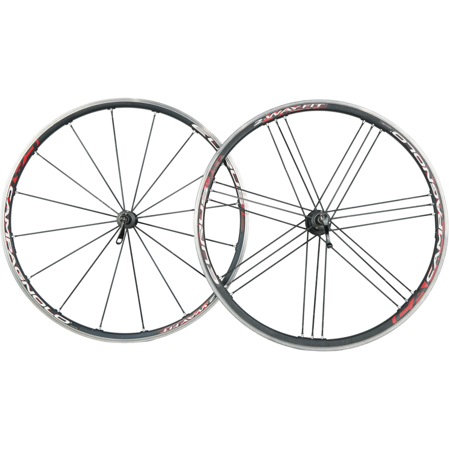Campagnolo Eurus 2 Way Fit 700c Rim Brake Aluminum Clincher Road Bike Wheelset