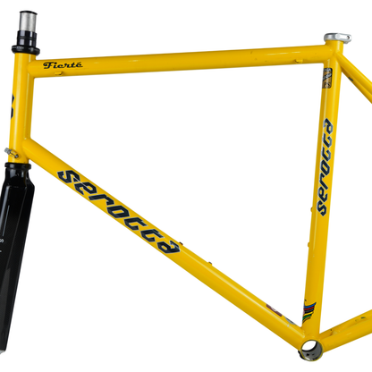 58cm Serotta Fierté 700c Rim Brake Steel Road Bike Frameset W/ Carbon Fork