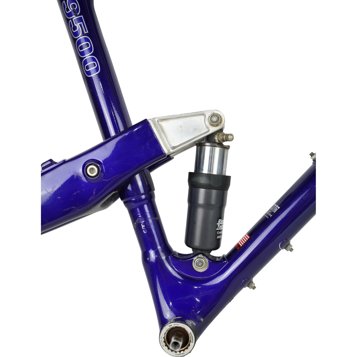 19.5" Trek 9500 Suspension Track 26" Cantilever Carbon Mountain Bike Frame