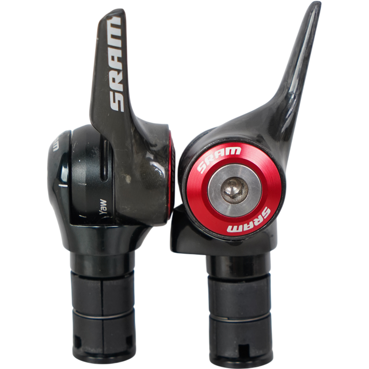 SRAM Red Yaw Carbon Bar End Friction 10 Speed Mechanical TT/Tri Shifter Set 09T3