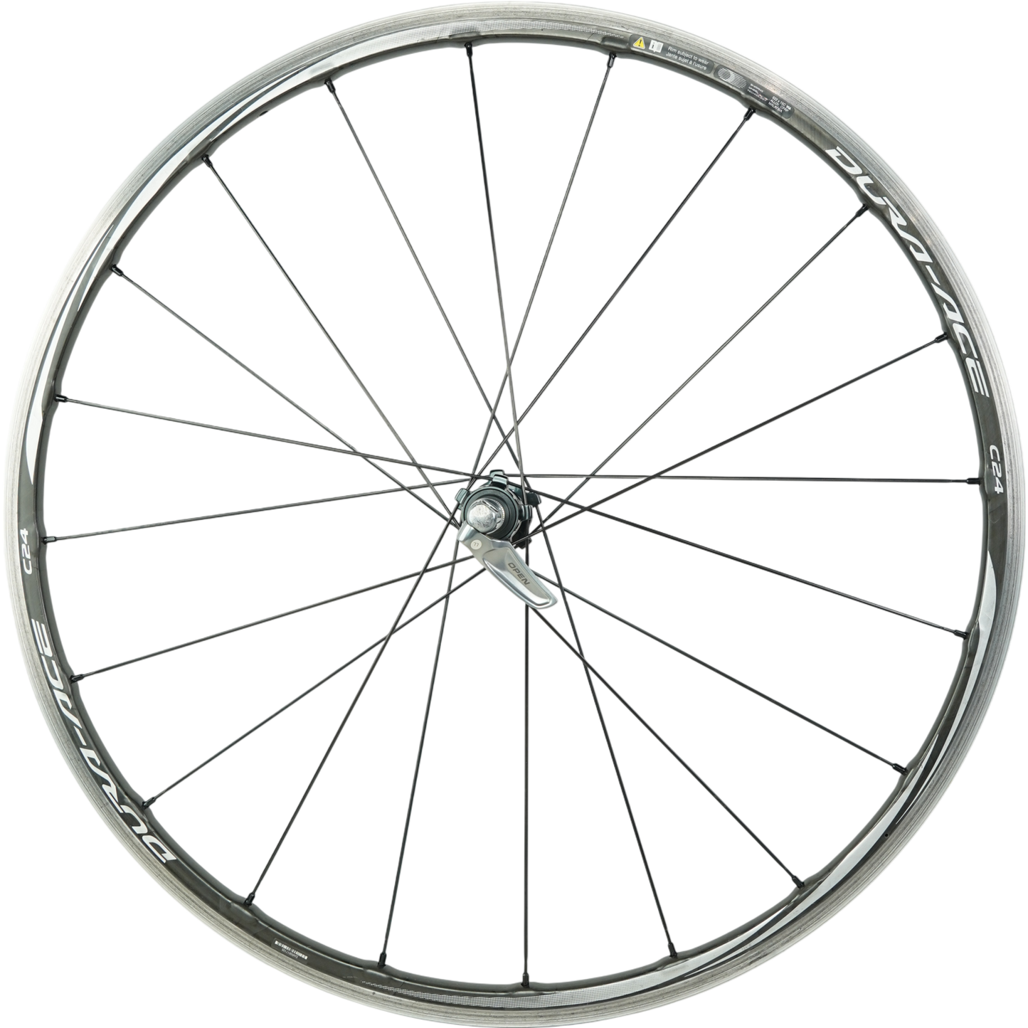 Shimano Dura-Ace C24 WH-9000 700c Rim Brake Carbon Clincher Road Bike Wheelset